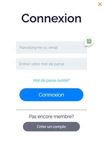 Connexion des membres du Winamax Casino