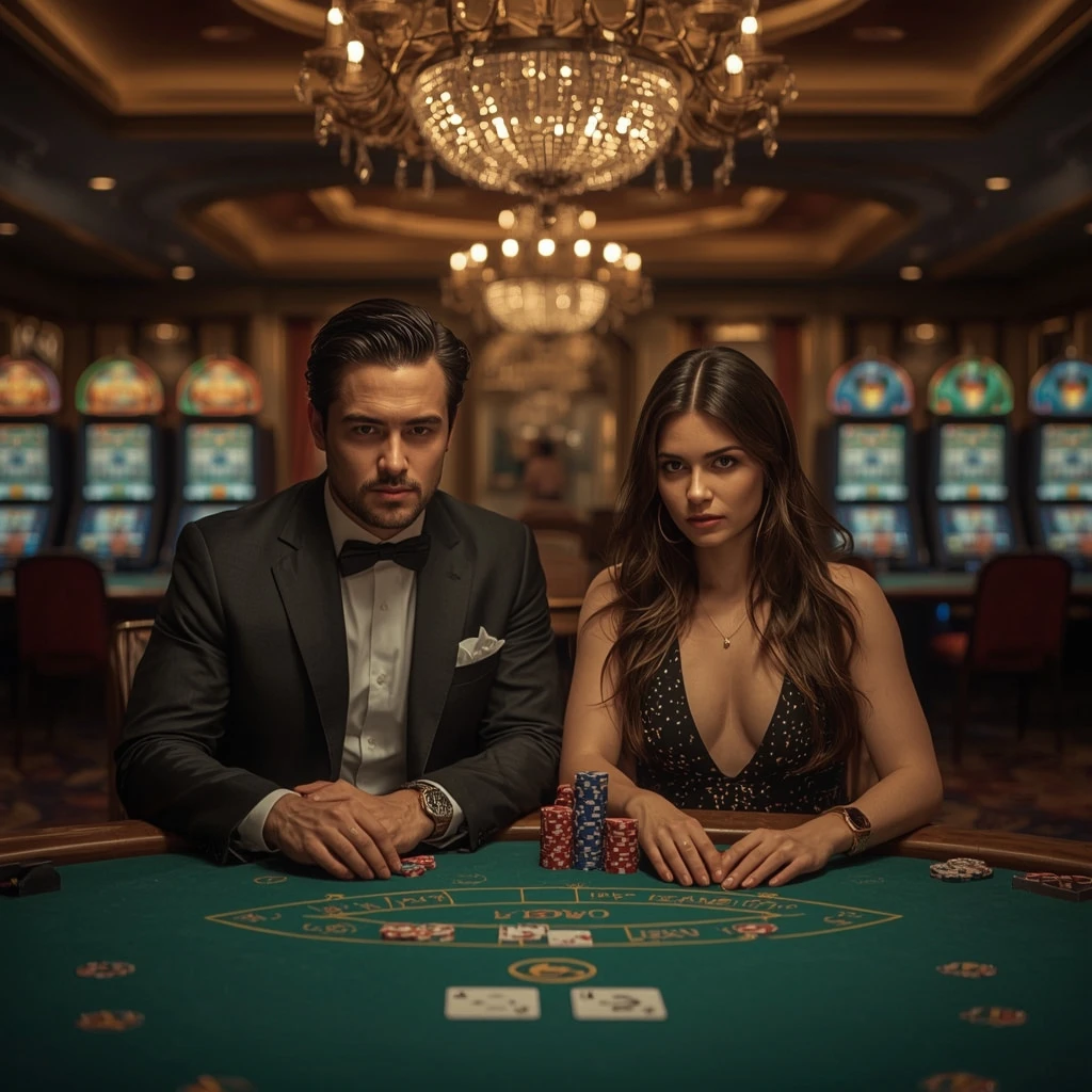 Deux joueurs de poker dans un Winamax Casino